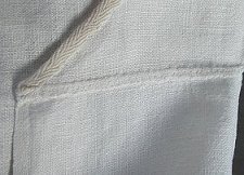 shirt detail, seam finish, inside